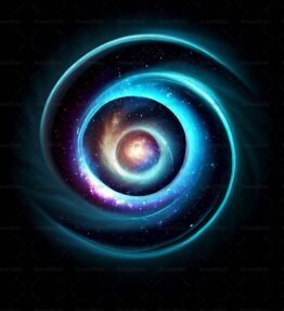 Abstrakte galaktische Spirale